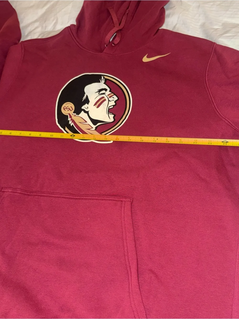 Nike Men's Florida State Seminoles BCS Club Fleece Burgundy Pullover Hoodie XXL